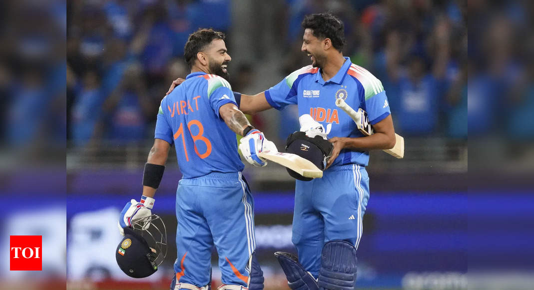 Champions Trophy 2025: Axar Patel admits to doing run maths to help Virat Kohli score century vs Pakistan | Cricket News