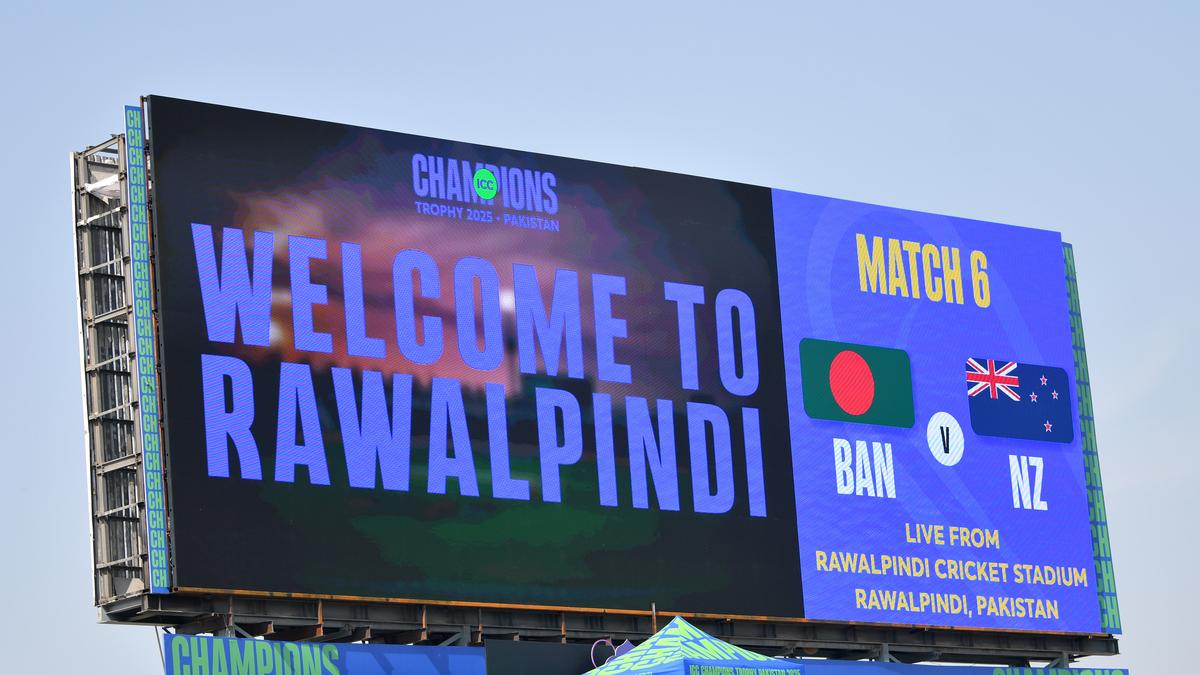 ICC Champions Trophy 2025: Bangladesh vs New Zealand Group A match in Rawalpindi.