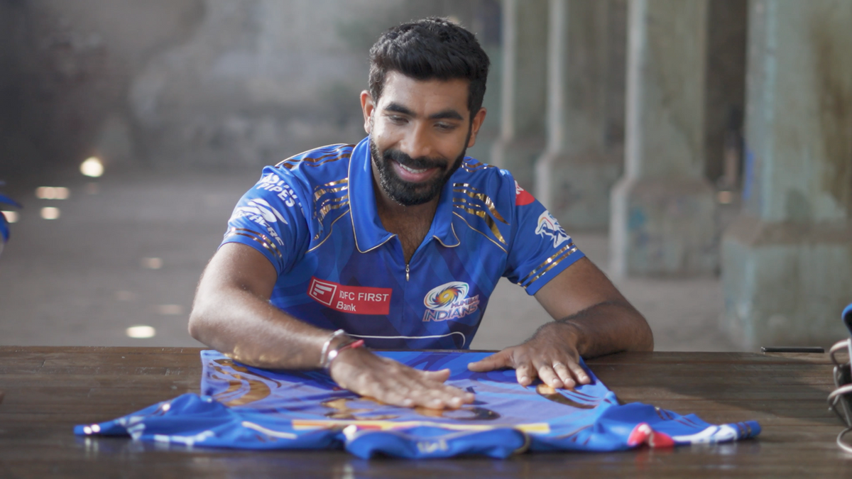 Mumbai Indians unveil new jersey featuring Rohit Sharma, Jasprit Bumrah