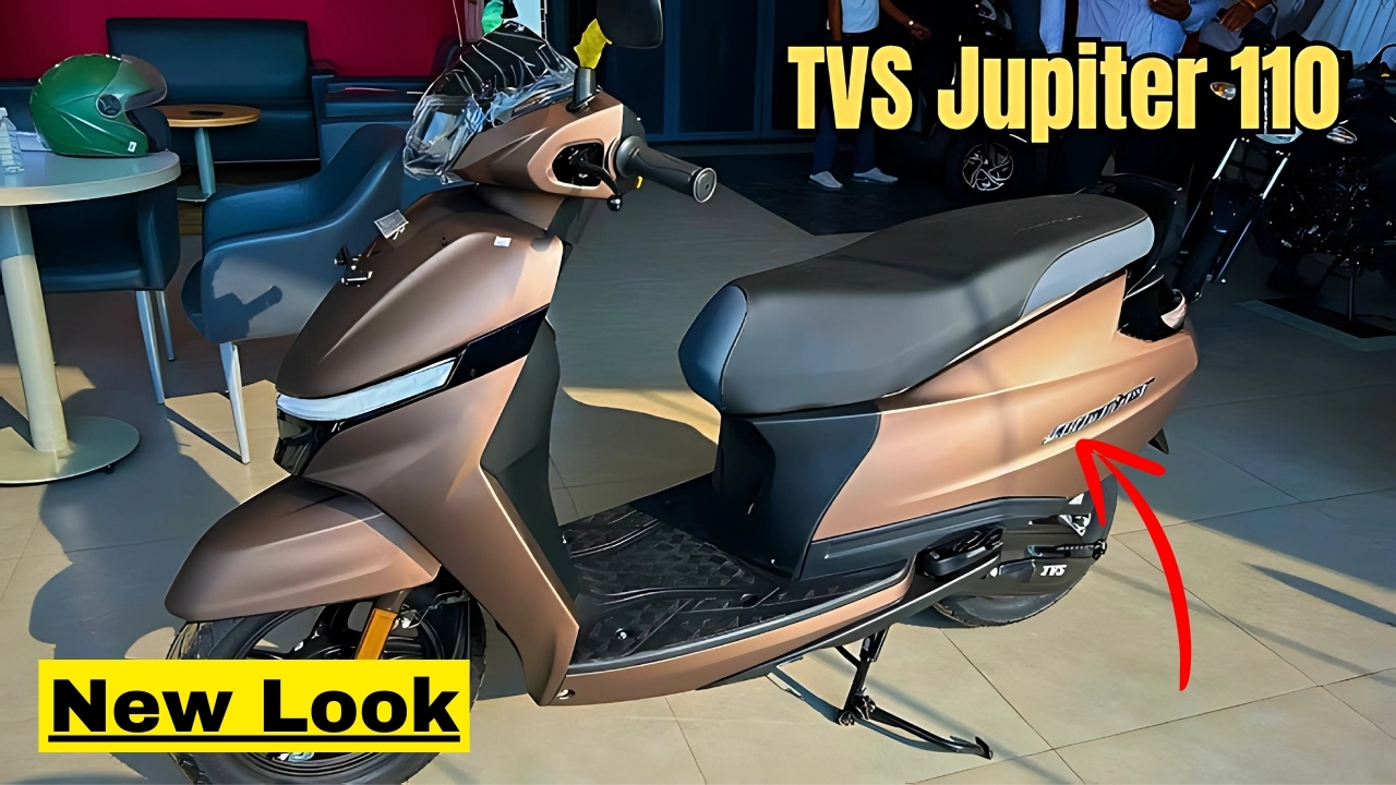 TVS Jupiter 110 - New look finally launched in market