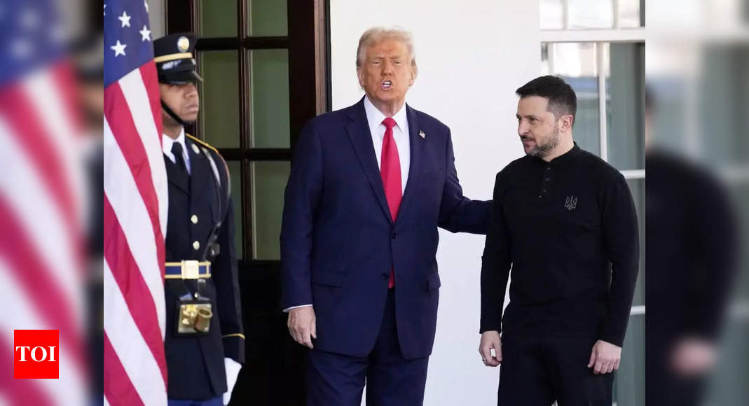 Elon Musk's two-word and one emoji reply to President Donald Trump's praise of Zelensky's dress