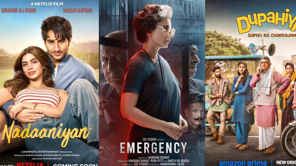 Ibrahim Ali Khan's debut, Kangana's 'Emergency' and 'Dopahiya' – OTT movies-series releasing this March