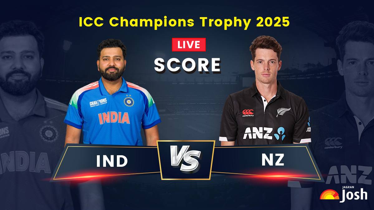 India vs New Zealand Champions Trophy 2025 Live Score and Updates