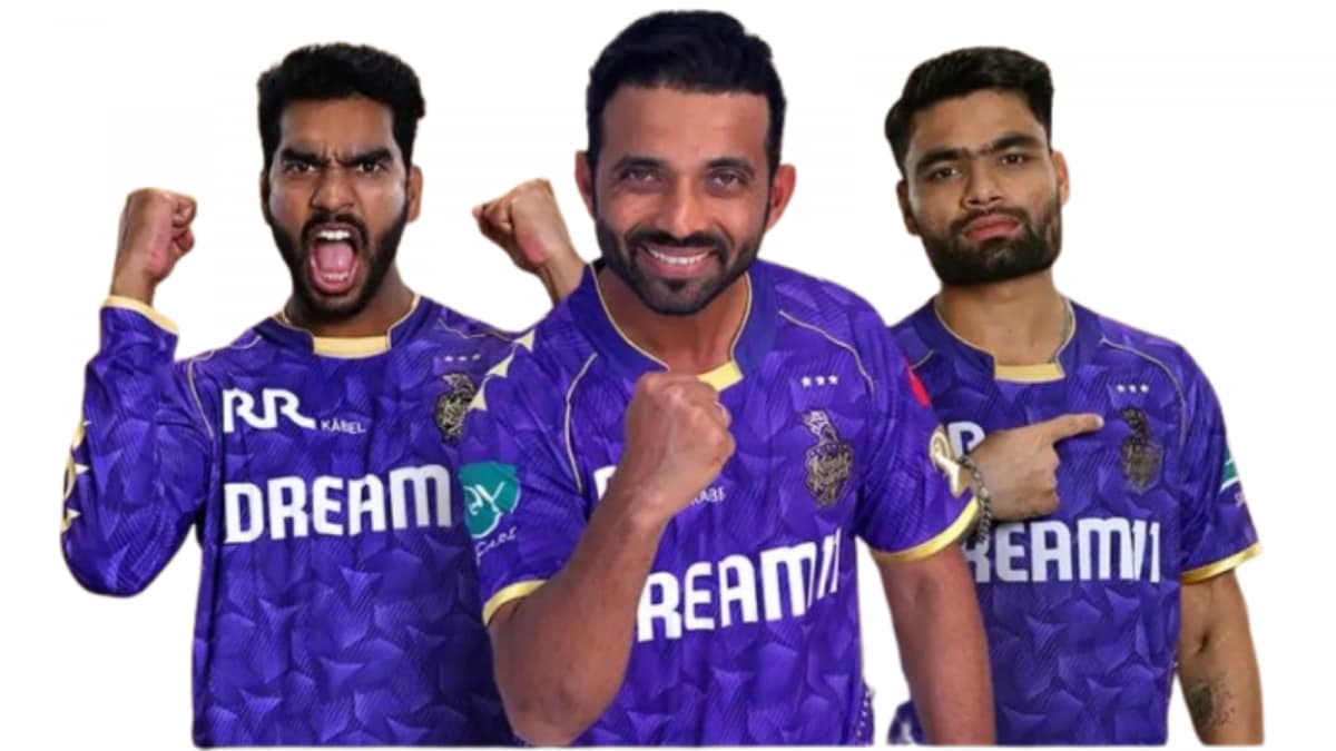 KKR Launch New Three-Star Jersey With Golden Defending Champions Badge For IPL 2025